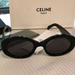 Celine CL40194 Triomphe Oval Women's Sunglasses Travel Authentic + Original Box